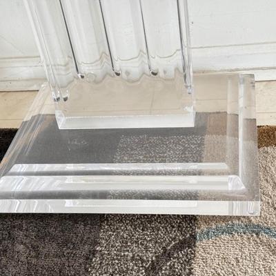 LOT 244B: Clear Acrylic Column Pedestal