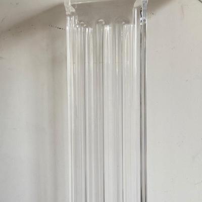 LOT 244B: Clear Acrylic Column Pedestal