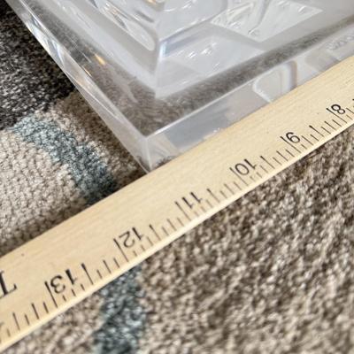 LOT 244B: Clear Acrylic Column Pedestal