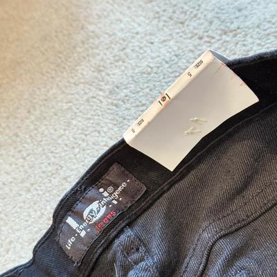 LOT 247B: NWT: Juniors Size L Denim Halter Jumpsuit, Authentic Collection Stretch Lei Jeans, Rave Flare Pants, Brown XOXO Pants, Red...