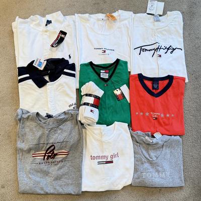 LOT 248B: Mostly NWT Collection of Tommy Hilfiger & Ralph Lauren Tops