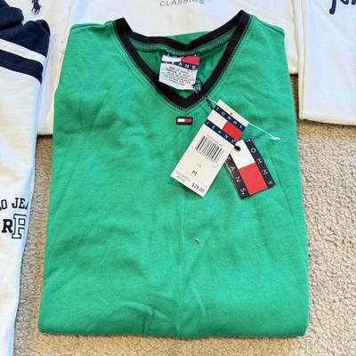 LOT 248B: Mostly NWT Collection of Tommy Hilfiger & Ralph Lauren Tops