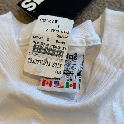 LOT 249L: Adidas Sportswear collection incl NWT Long Sleeve Tee w/ Matching Windbreaker Pants