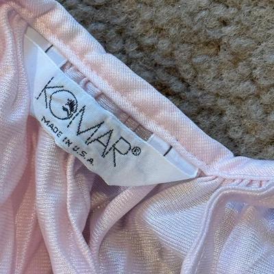 LOT 250B: Pink & Black Frederick's of Hollywood Robe w/ Lace Night Gown, Silk Sleep Shorts & More