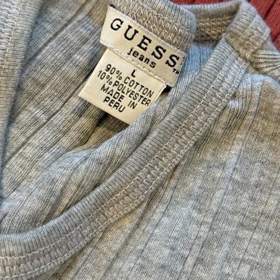 LOT 251L: Bin Full of Petite / Junior Ladies' Tanks & Tees: Guess, OP, Taxi, Blue Asphalt & More