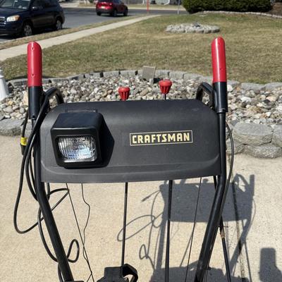 LOT 252G: Craftsman Powered Steering Electric Start 9.0/26 Snow Blower