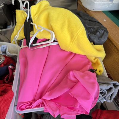 LOT 255G: Six Mystery Totes of Clothing: Variety of Sizes, Styles & More