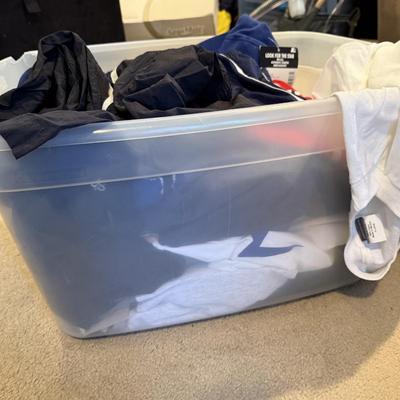 LOT 258L: Collection of Men’s Sportswear & Athletic Fashion - Some NWT: Adidas, Prospirit, Champion & More