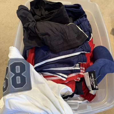 LOT 258L: Collection of Men’s Sportswear & Athletic Fashion - Some NWT: Adidas, Prospirit, Champion & More