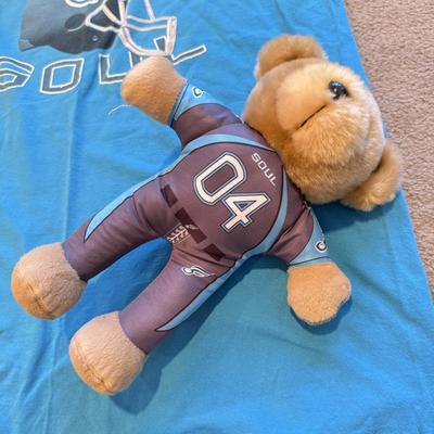 LOT 263B: Philadelphia Soul Football Fandom Collection: Shirts, Banner, Teddy & 2000s Cheerleader Signed Program