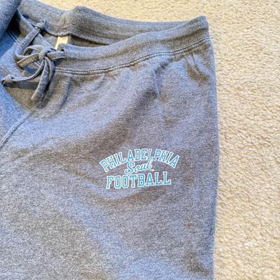 LOT 263B: Philadelphia Soul Football Fandom Collection: Shirts, Banner, Teddy & 2000s Cheerleader Signed Program