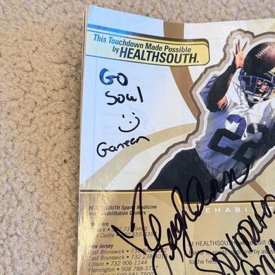 LOT 263B: Philadelphia Soul Football Fandom Collection: Shirts, Banner, Teddy & 2000s Cheerleader Signed Program