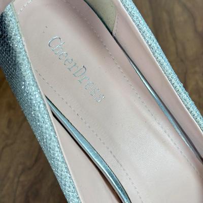LOT 264B: Glamorous Cheer Dress Glitzy Platform Pumps (48)