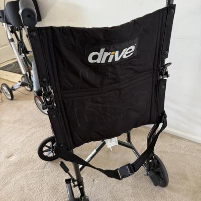 LOT 267L: Two Folding Wheelchairs: Oasis Space & Drive