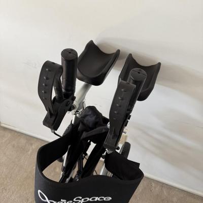 LOT 267L: Two Folding Wheelchairs: Oasis Space & Drive