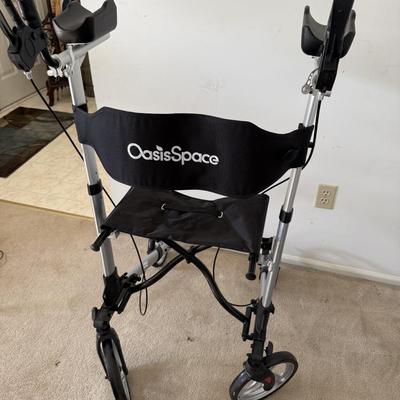 LOT 267L: Two Folding Wheelchairs: Oasis Space & Drive