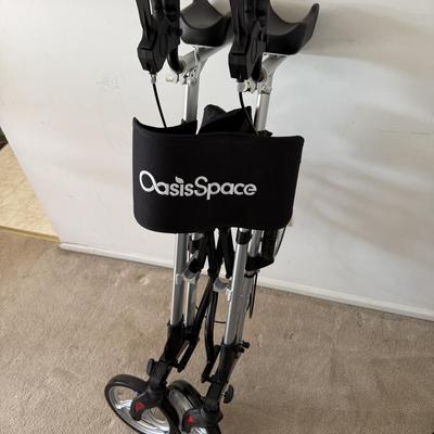 LOT 267L: Two Folding Wheelchairs: Oasis Space & Drive