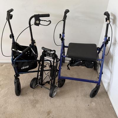 LOT 268A: Drive Ambulatory Equipment & Oxygen Tank Cart