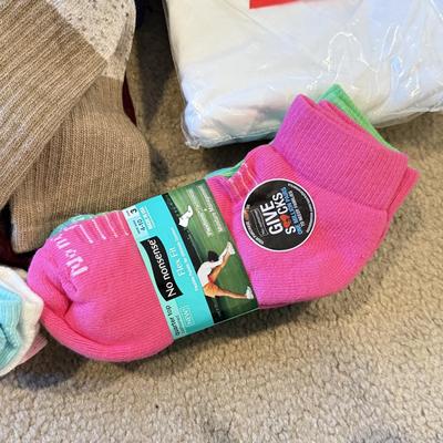 LOT 272L: NWT/NIP Conair Foot Vibes Slippers, Socks, Undershirts, Underwear & More