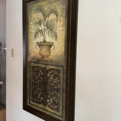 LOT 274H/L: Framed Home Decor