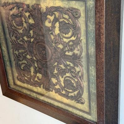 LOT 274H/L: Framed Home Decor