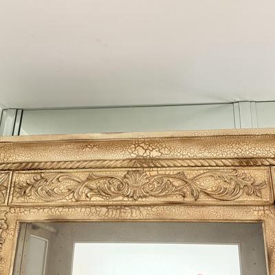 LOT 275A: Vintage Rustic Column Glass Shelf Curio Cabinet