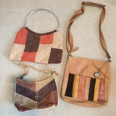 LOT 278B: Y2K Earth Tone Brown Casual Bags: The Sam, Gianni & Mudd