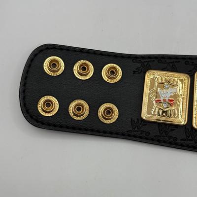 LOT 280J: Mini WWF Attitude Championship Belt / Wrist Cuff w/ Dust Cover