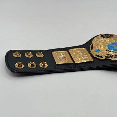 LOT 280J: Mini WWF Attitude Championship Belt / Wrist Cuff w/ Dust Cover