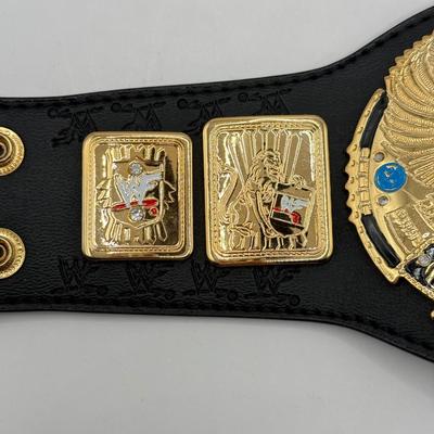 LOT 280J: Mini WWF Attitude Championship Belt / Wrist Cuff w/ Dust Cover