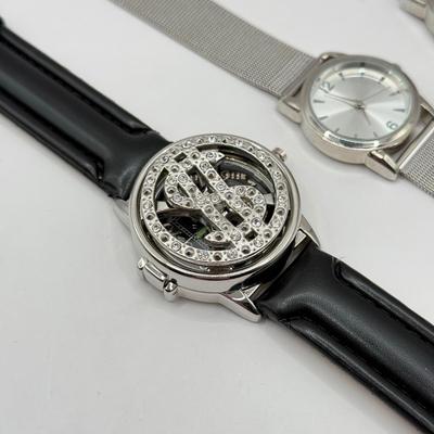 LOT 282J: Collection of Watches: Geneva Money Watch, Kilk Cuff & More