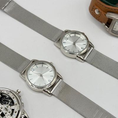 LOT 282J: Collection of Watches: Geneva Money Watch, Kilk Cuff & More