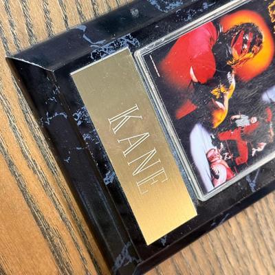 LOT 284J: Wrestling Memorabilia: Kevin Nash WCW Commemorative Ticket (750/10,000) w/ Sable & Kane Plaques