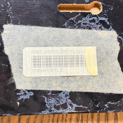 LOT 284J: Wrestling Memorabilia: Kevin Nash WCW Commemorative Ticket (750/10,000) w/ Sable & Kane Plaques