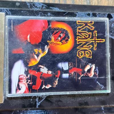 LOT 284J: Wrestling Memorabilia: Kevin Nash WCW Commemorative Ticket (750/10,000) w/ Sable & Kane Plaques