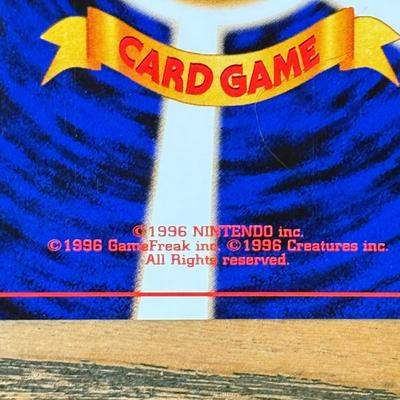 LOT 287C: 1996 Pokémon TCG Japanese Pocket Monsters Cards