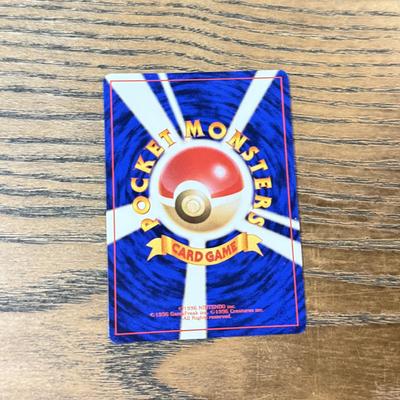 LOT 288C: 1996 Pokémon TCG Japanese Pocket Monsters Cards