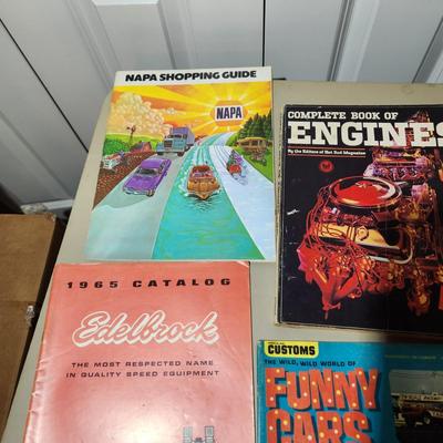 Car Magazine Lot Drag Racing Funny Cars NAPA Shopping Guide 1965 Edelbrock Catalog