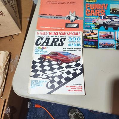 Car Magazine Lot Drag Racing Funny Cars NAPA Shopping Guide 1965 Edelbrock Catalog