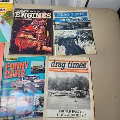 Car Magazine Lot Drag Racing Funny Cars NAPA Shopping Guide 1965 Edelbrock Catalog