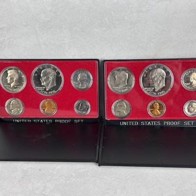 Coins: 1975 Proof Sets (Bicentennial) - 2 full sets
