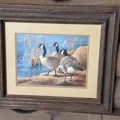 Original Oil Painting - Three Canadian Geese, by Judy Osburn