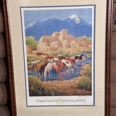 Framed Art Festival Posters - Qty 3