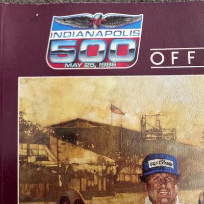 Sports Collectible Programs 1986 - NFL and Indy 500