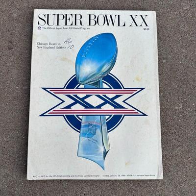 Sports Collectible Programs 1986 - NFL and Indy 500