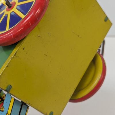 Vintage Humphrey Mobile Wyandotte Tin Litho Wind-Up Toy