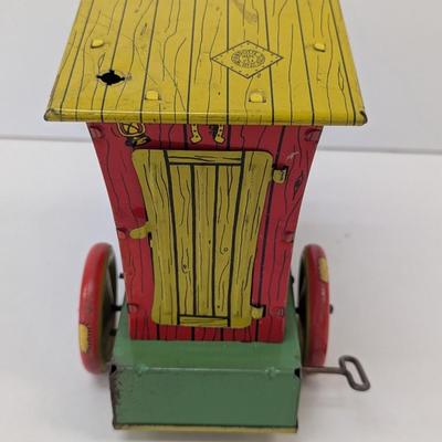 Vintage Humphrey Mobile Wyandotte Tin Litho Wind-Up Toy