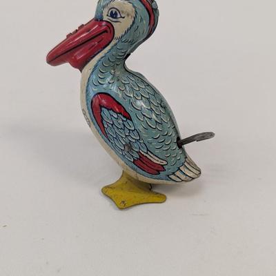 J, Chein Tin Litho Wind-Up Pelican
