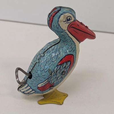 J, Chein Tin Litho Wind-Up Pelican