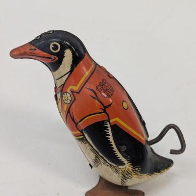 J, Chein Tin Litho Wind-Up Penguin